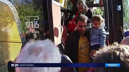 Les premiers réfugiés sont arrivés en France