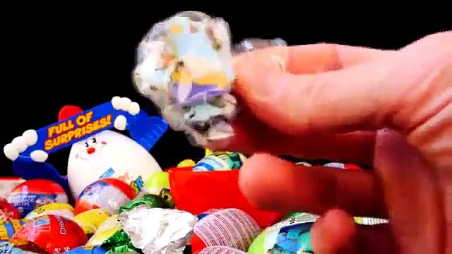 Huge Toy Surprise Kinder egg Play-Doh Flintstones FROZEN Disney Peppa AngryBirds Giant Jak
