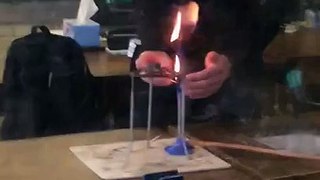 Science experiment at school