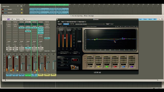 Logic Pro Mixing Acoustic Guitar Tutorial first ever In Tamil