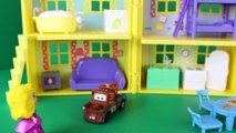 Peppa Pig Peek 'n Surprise Playhouse George with Princess Sofia the First and Disney Cars Toy Mater