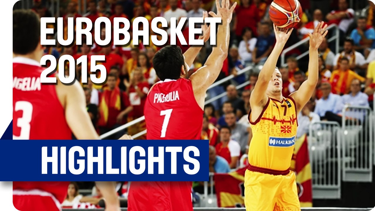 MKD v Georgia - Group C - Game Highlights - EuroBasket 2015