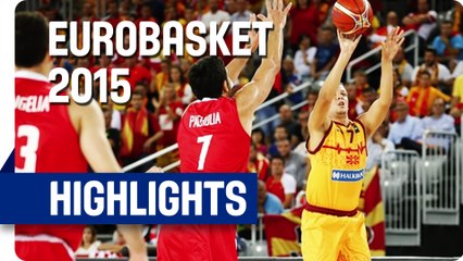MKD v Georgia - Group C - Game Highlights - EuroBasket 2015