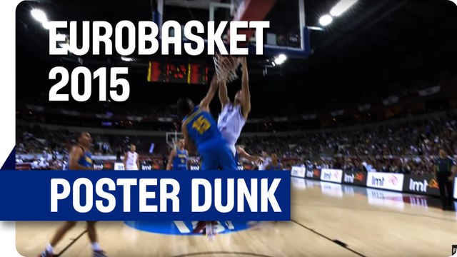 Berzins Posterizes Krutous! - EuroBasket 2015