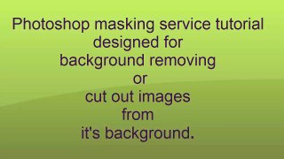 Photoshop Masking Services