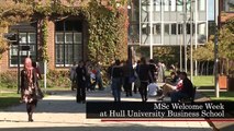 MSC Welcome Week - Hull University Business School