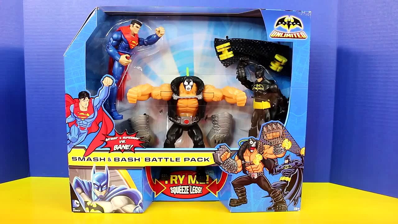 Batman Unlimited Smash & Bash Battle Pack Batman & Superman Battle Bane Just4fun290