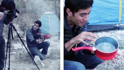 Zach king Behind the Scenes with Final Cut King  UNIQLO HEATTECH