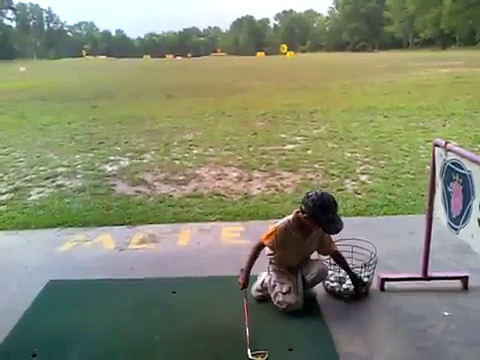 5 years old natural golf swing