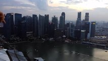 Time lapse at the Sands Sky Park , Singapore 26 July 2015