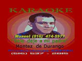 Montez de Durango  Solo deje a mi padre KARAOKE (midi)