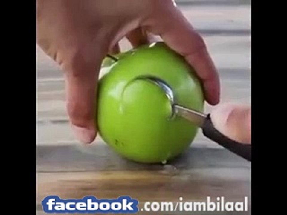 A new way to eat apple