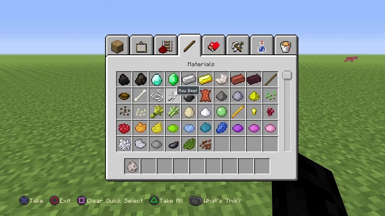 How to create a dog in Minecraft on the PS4