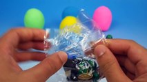 FUN SURPRISE EGGS Disney CARS Lightning Mcqueen SpongeBob HELLO KITTY TEENAGE MUTANT NINJA TURTLES