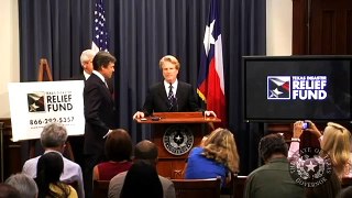 Gov. Perry Unveils PSA to Promote Texas Disaster Relief Fund