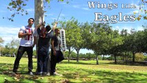 Wings like Eagles -  Isaiah 40:31 - Violin Piano Drums Trio - Instrumental Prayer Worship Music