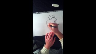 How to draw a Cartoon Fox