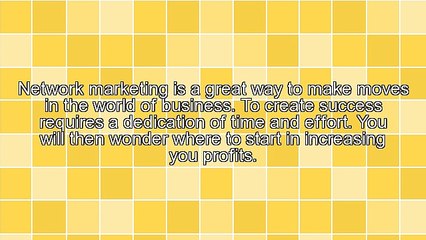 Tips For Network Marketing In Today's Economy