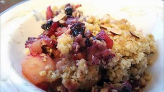 How to make Apple and Blueberry Crumble