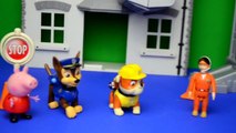 New Paw Patrol Episode Rubble Construction Site Peppa Pig Chase Kids Animation WOW