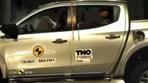 Le Mitsubishi L200 obtient quatre étoiles aux crash-tests Euro NCAP