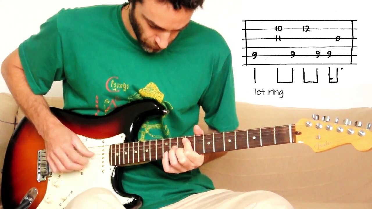 The Black Keys - Hurt Like Mine - Guitar lesson / cover with tablature