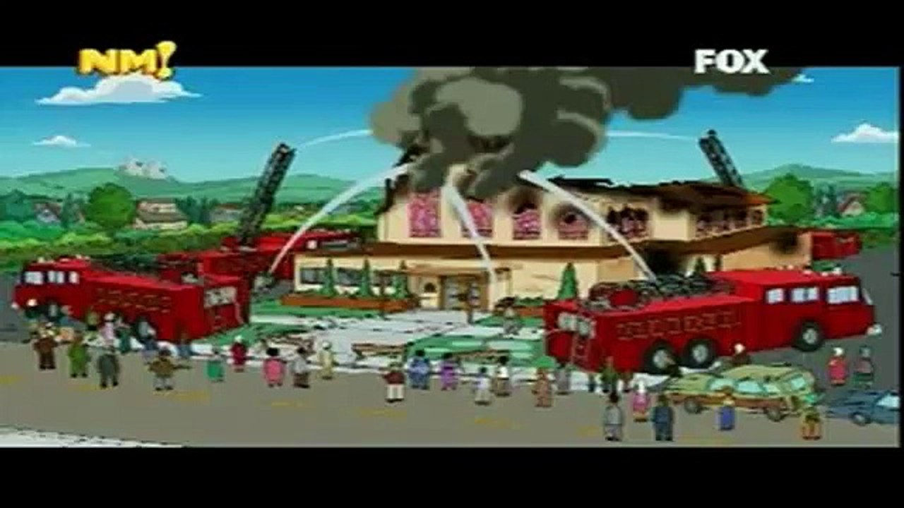 SE INCENDIO LA IGLESIA MIS PLEGARIAS FUERON ESCUCHADAS SIMPSON