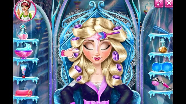Disney Elsa Frozen Real Makeover Games for Kids - Gry Dla Dzieci