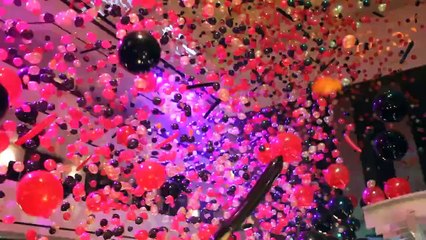 Hyatt Regency in Houston, Tx., New Years Eve Party 50,000 balloon drop - Jan. 1, 2014