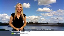 Jo Blythe - ITV Granada Weather 28Aug2015 [HD]