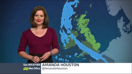 Amanda Houston - ITV Weather 23Aug2015 [HD]