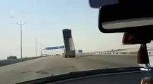 حادث في طريق الجبيل، الدمام، المملكة العربية السعودية