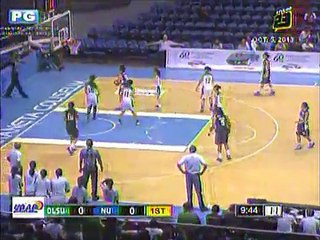 131005 UAAP 76 Women's Basketball Finals Game 3 NU vs DLSU Part 1
