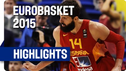 Iceland v Spain - Group B - Game Highlights - EuroBasket 2015