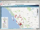 TUTORIAL: http://cmnmaps.ca/monitoring/  - Add Point and Search for Data