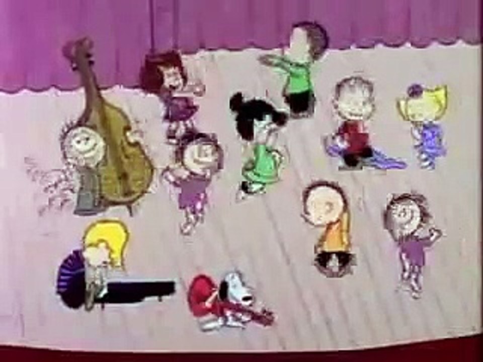The Peanuts dancing to Happy