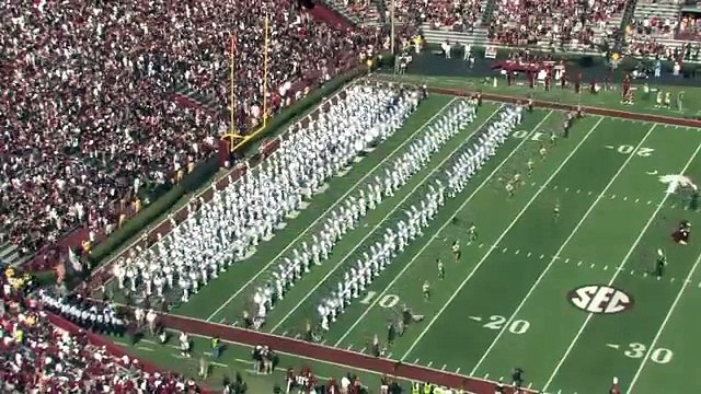 University of South Carolina Mighty Sound of the Southeast Marching Band 2012 Pregame