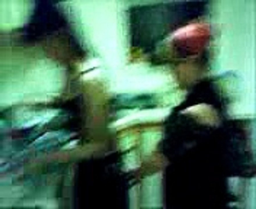 Goth girls having fun with each other