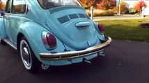 Classic Vintage 1971 Standard VW Volkswagen Beetle Bug Sedan Baby Blue on Auction!