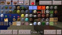 Minecraft pe mods too many items