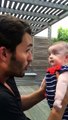 This baby is absolutely fascinated when she hears about the miracle of life.