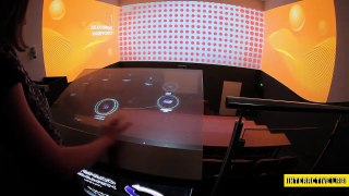 Multi-touch holographic interface 'Electronic University' - APEC 2012