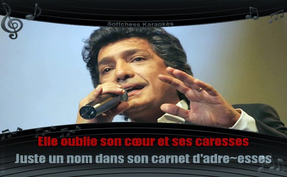 Karaoké Frédéric François - Ça commence comme une histoire d'amour