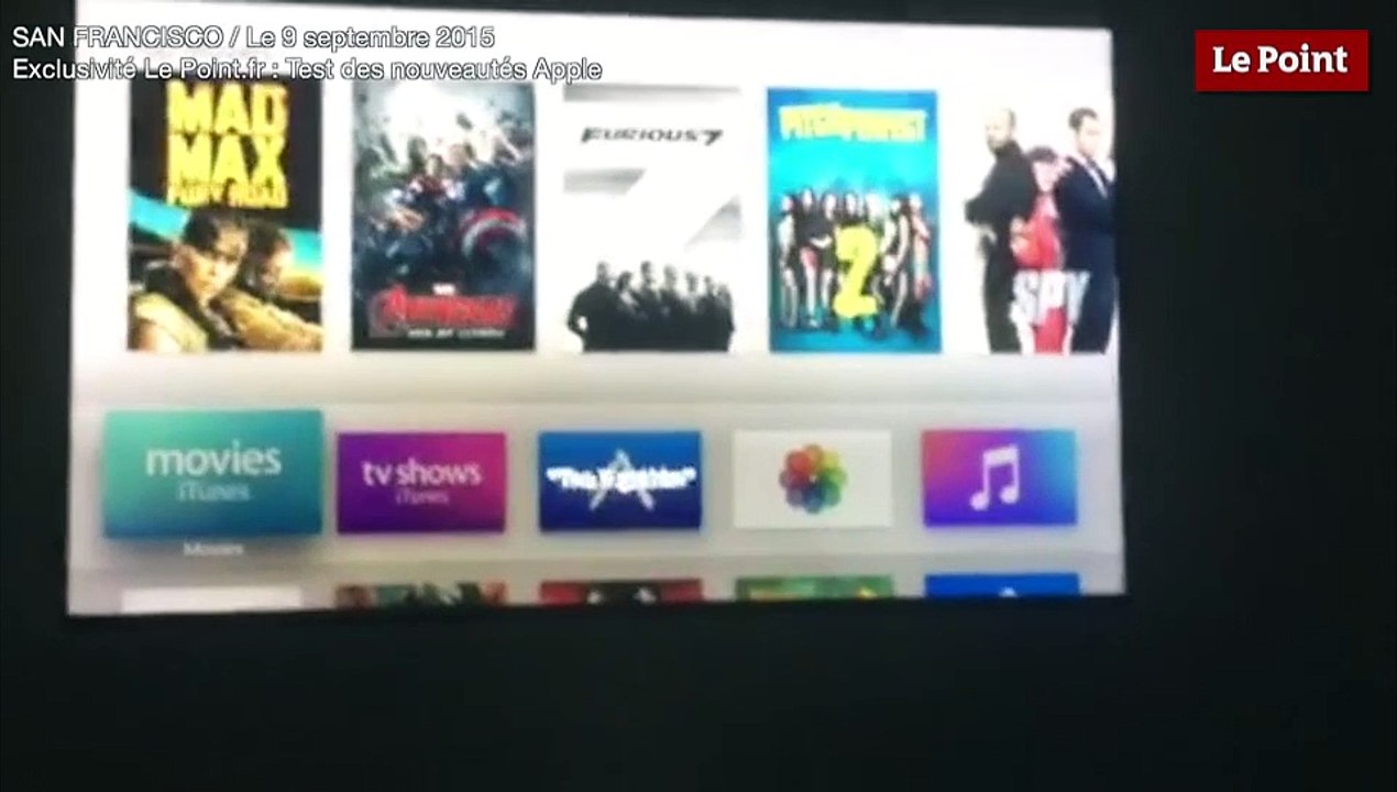 Exclusivité Le Point.fr - Test des nouveautés Apple TV et Siri