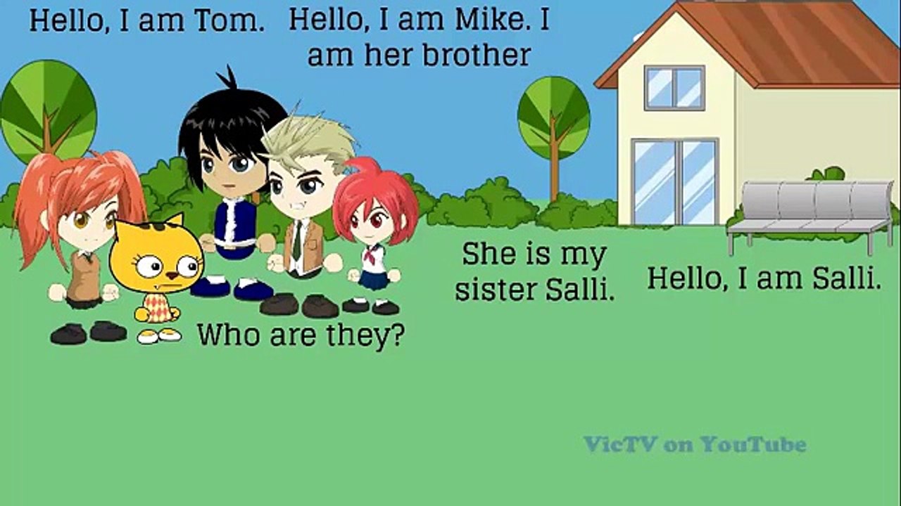 English for kids. Lesson 3. A family.