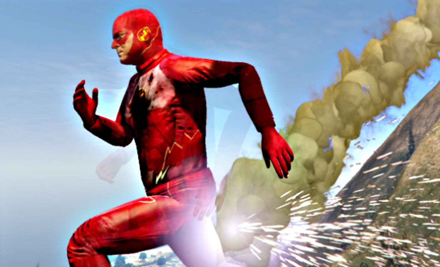 GTA 5 The Flash Man (GTA V PC Mods Gameplay Funny Moments)