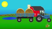 Learning Farm Vehicles - Tractors and Trucks - Educational Flash Card Videos for Children