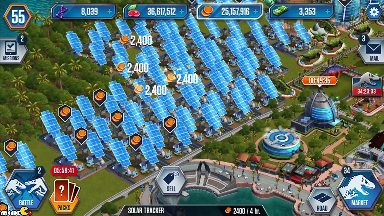 Hybird Indominus Rex Solo Challenge Nasutoceratops Arena Showcase - Jurassic World The Game!