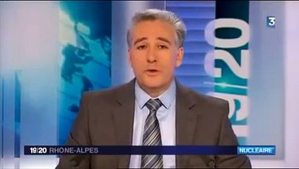 Extrait JT Fr3 17/11/14 intervention CRIIRAD suite présentation étude IRSN constat Vallée du Rhône