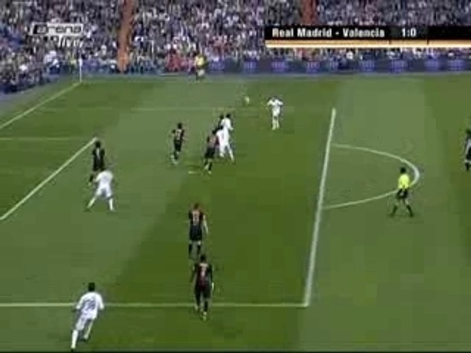 Real Madrid-Valencia 1-0 Van Nistelrooy